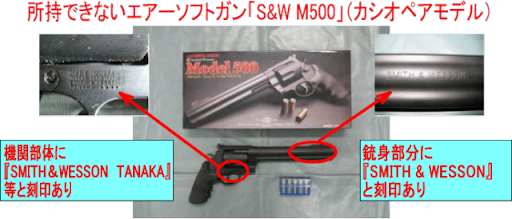 タナカ S&W M500（カシオペアモデル）