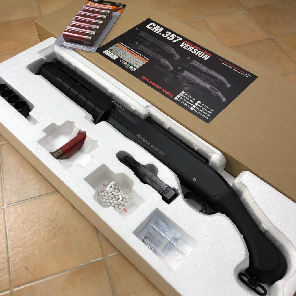 CYMA CM357 BK エアコッキング ショットガン エアガン M870