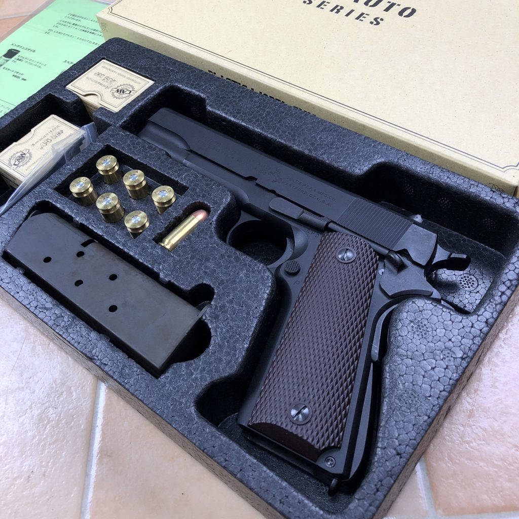 CAW M1911 A1 us army .45AUTO コルトモデルガン箱あり