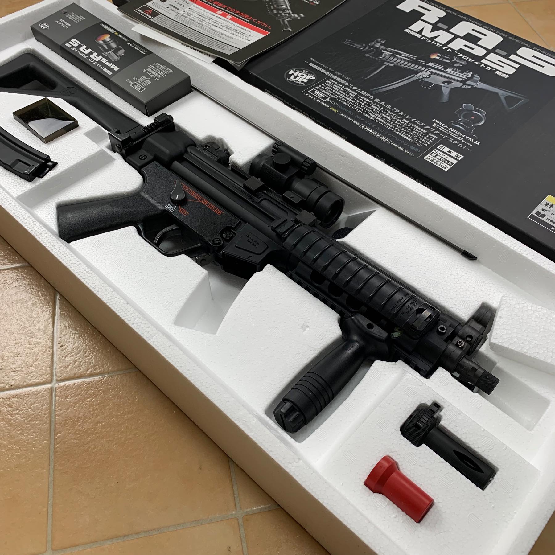 東京マルイ H＆K MP5 R.A.S.(ドットサイト プロサイトⅡ)MP5RAS 電動ガ