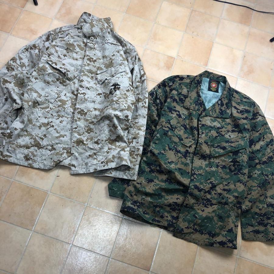 アメリカ海兵隊マーパット迷彩 ジャケットのみ 2着 1150 エアガン買取専門店サバゲータウン 公安委員会認可店