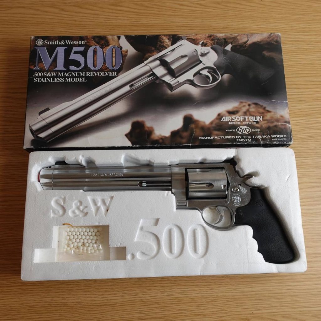 タナカ M500 ステンレスモデル ガスリボルバー