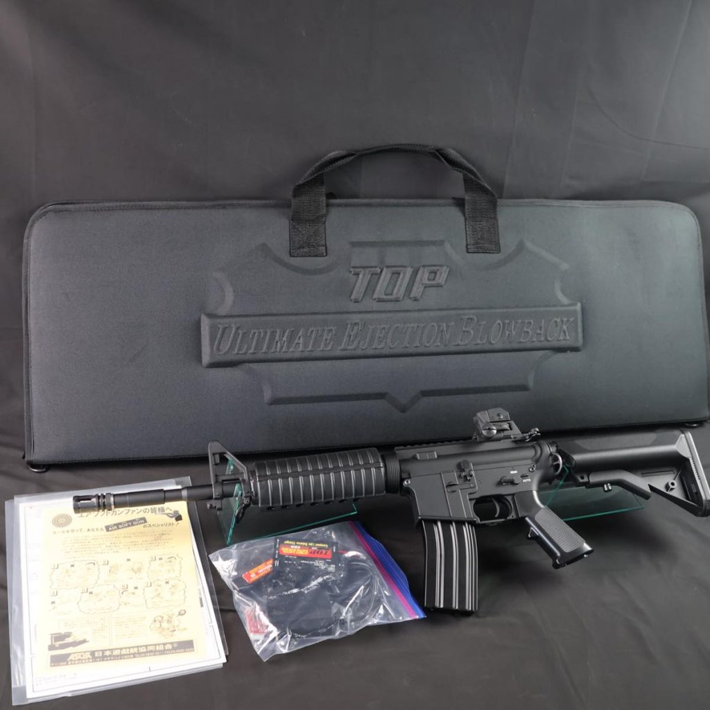 TOP JAPAN EBB M4 CARBINE カービン ライブカート 排莢 電動ガン